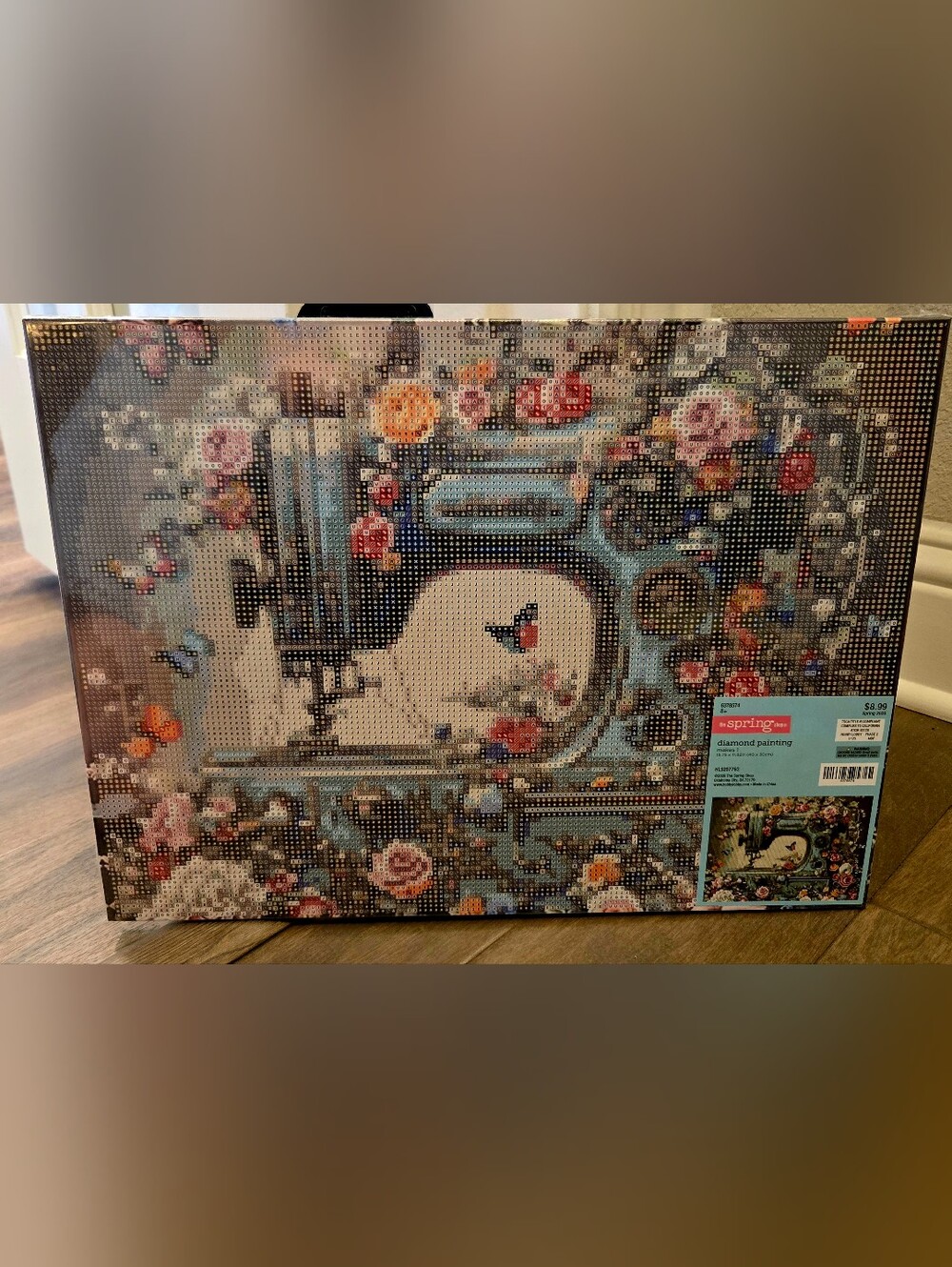 Sewing Machine Diamond Art, Mounted Canvas, Diamon Painting, New, Full Kit